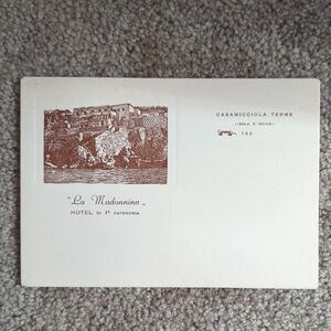 Vintage Italian Hotel Postcards